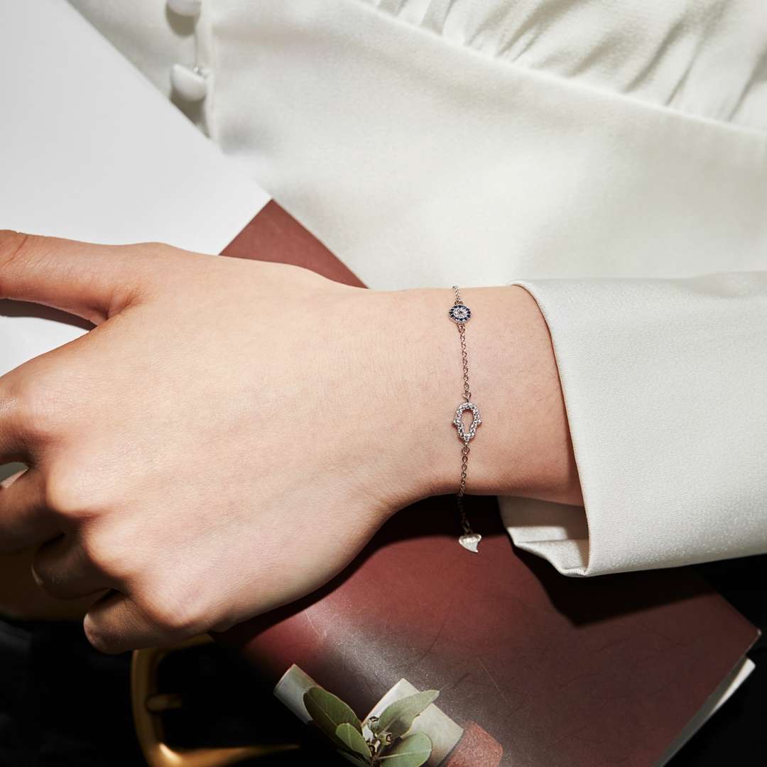 [Limara]Gost Shape & Round Shape Necklace