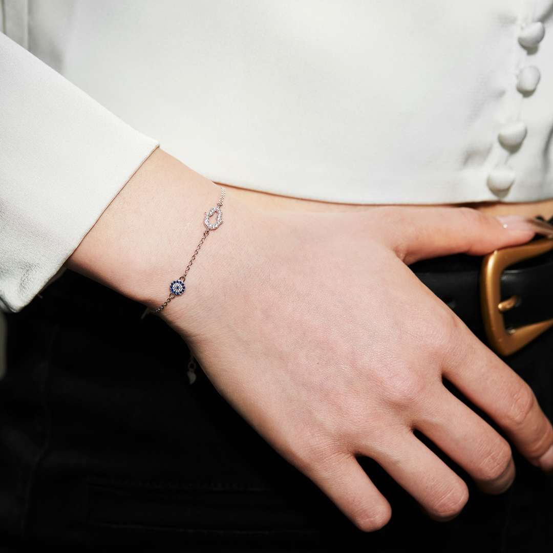 [Limara]Gost Shape & Round Shape Necklace