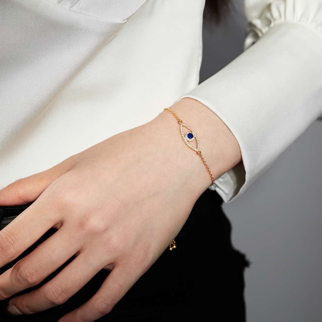 [Limara]Devil's Eye Hollow Design Bracelet