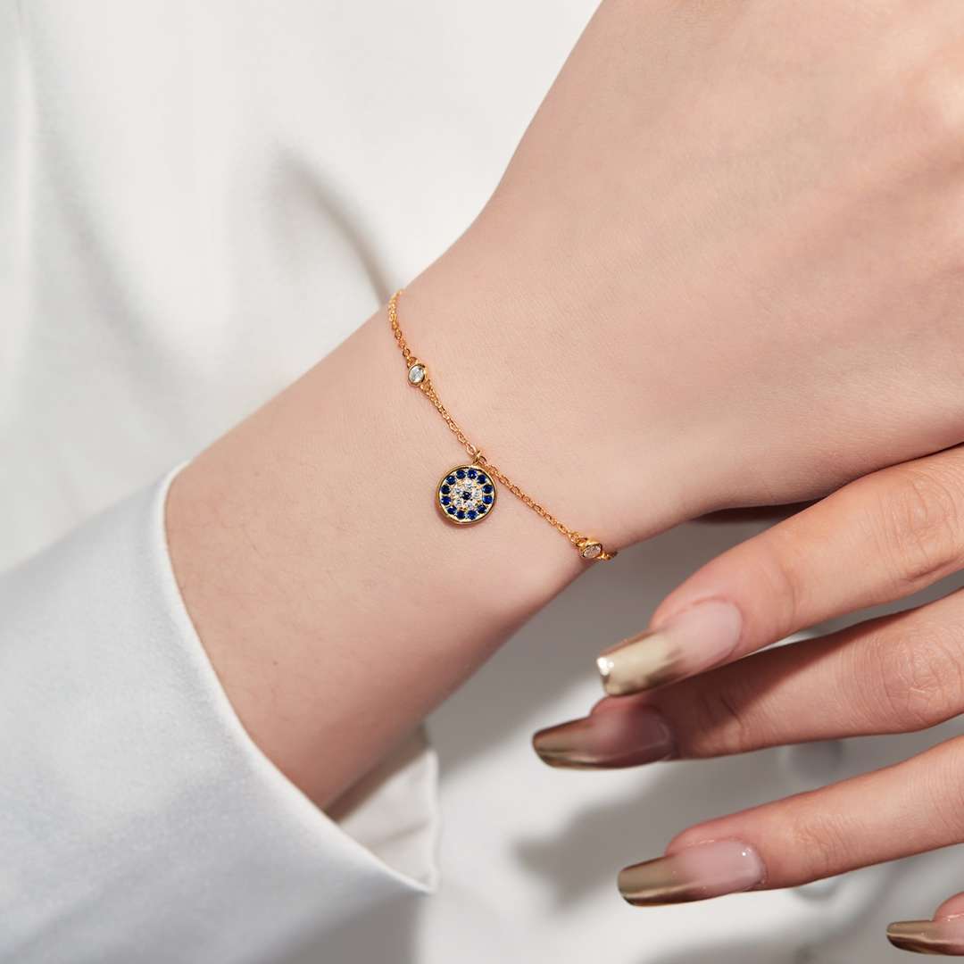 [Limara]Devil's Eye Round Shape Bracelet