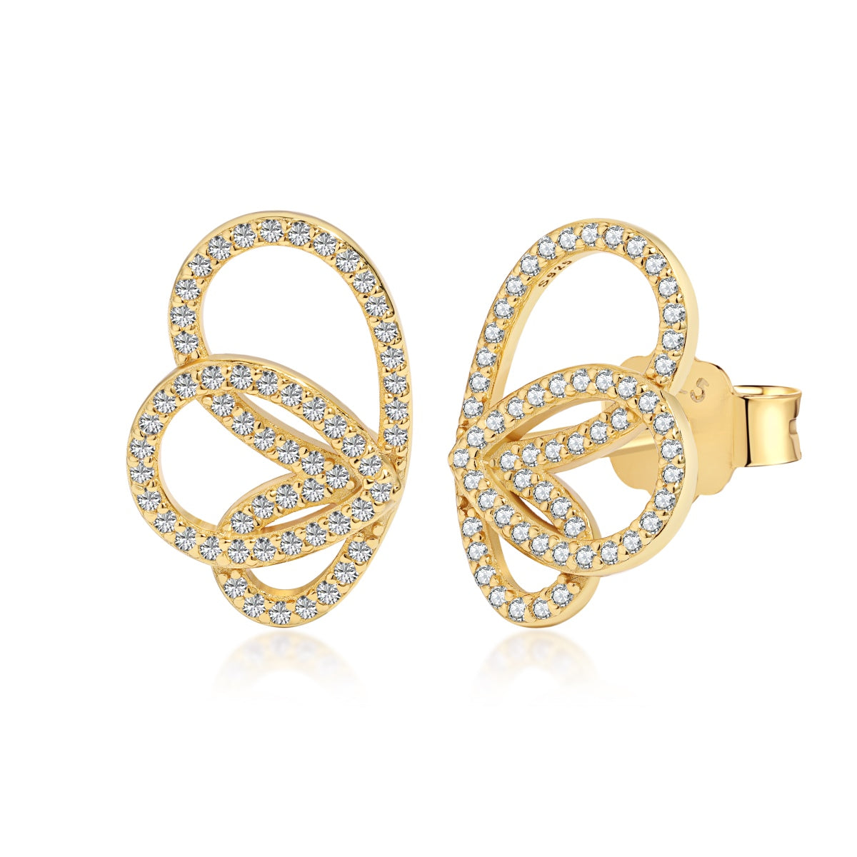 [Limara]Exquisite Butterfly Shape Earrings