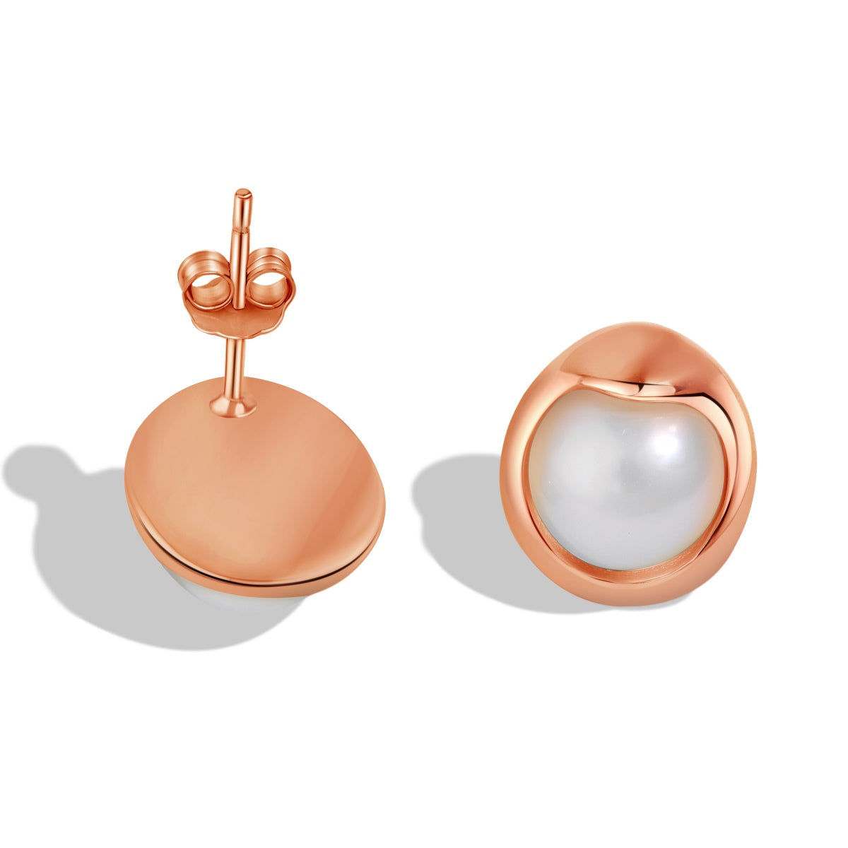 [Limara]Dainty Bread Pearl Earrings