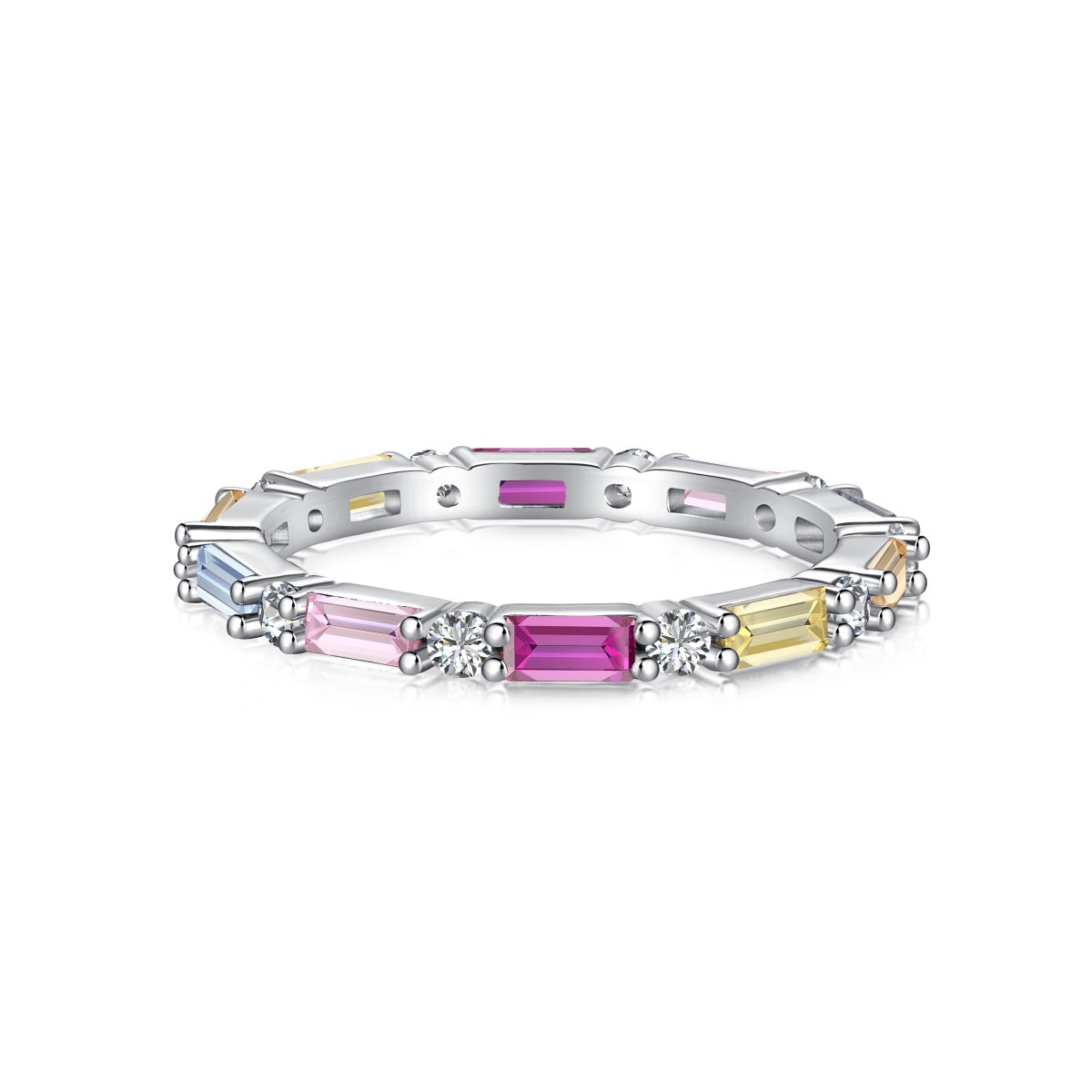[Limara]Lively In Shades Elegant Radiant Cut Daily Ring