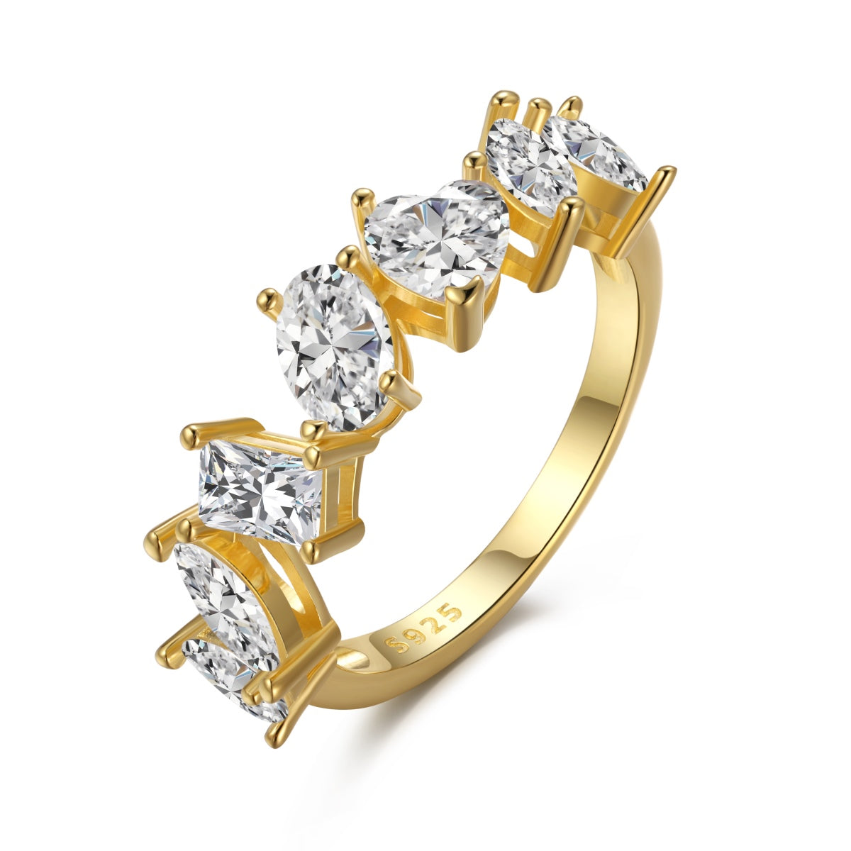 [Limara]Delicate Multi Cut Ring