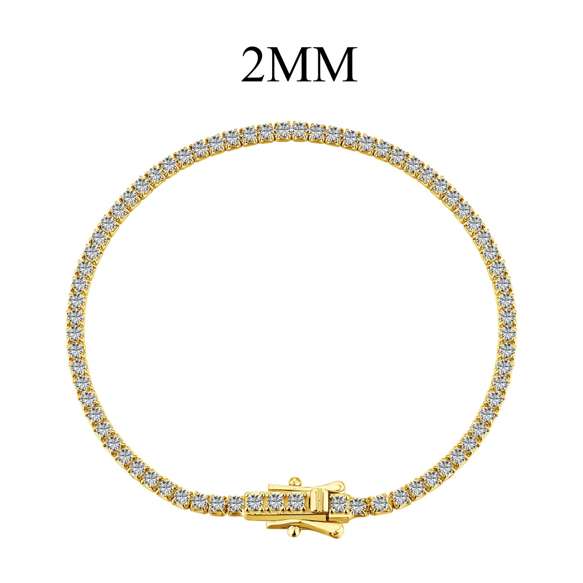 [Limara]Radiant Colorful Round Cut Party Bracelet