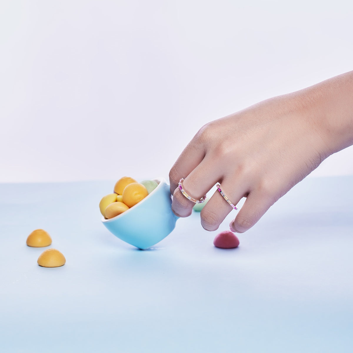 [Limara]Lively In Shades Elegant Radiant Cut Daily Ring