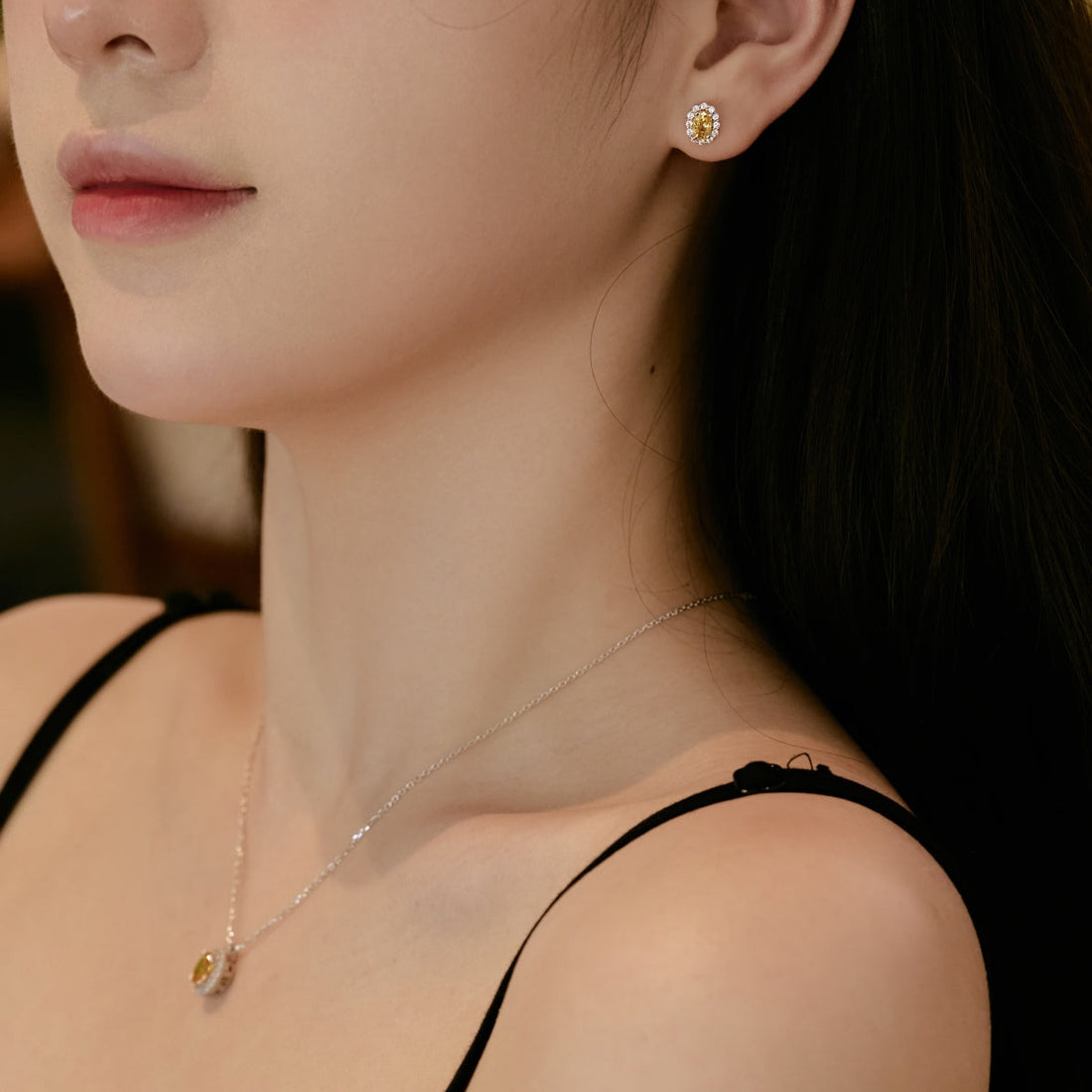 [Limara]Delicate Unique Oval Cut Daily Earrings