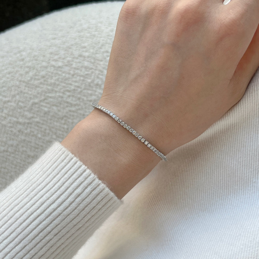 [Limara]Dazzling Exquisite Round Cut Daily Bracelet