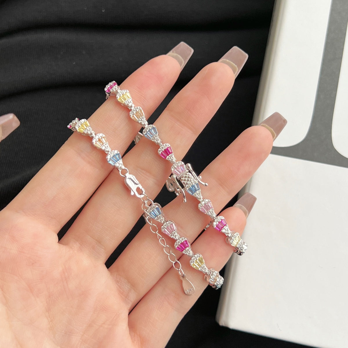 [Limara]Radiant Water Drop Shape Daily Bracelet