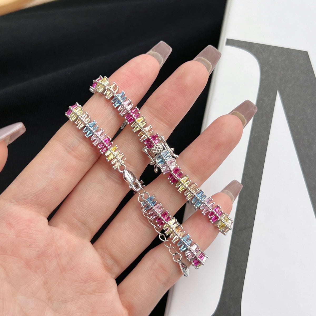 [Limara]Sparkling Exquisite Multi Cut Party Bracelet