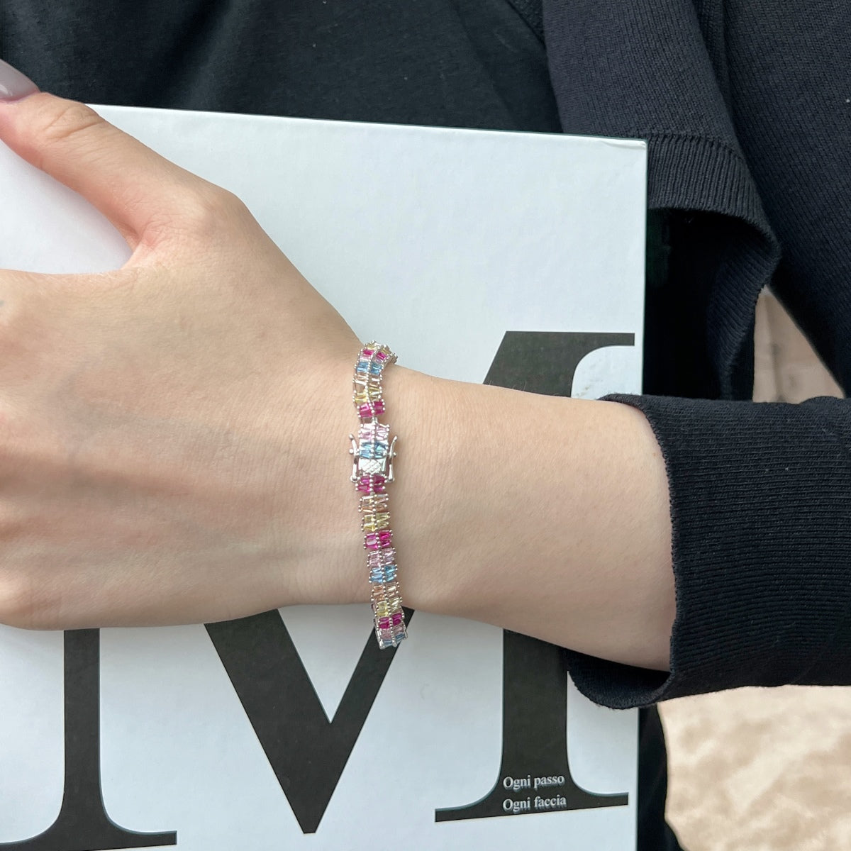 [Limara]Sparkling Exquisite Multi Cut Party Bracelet