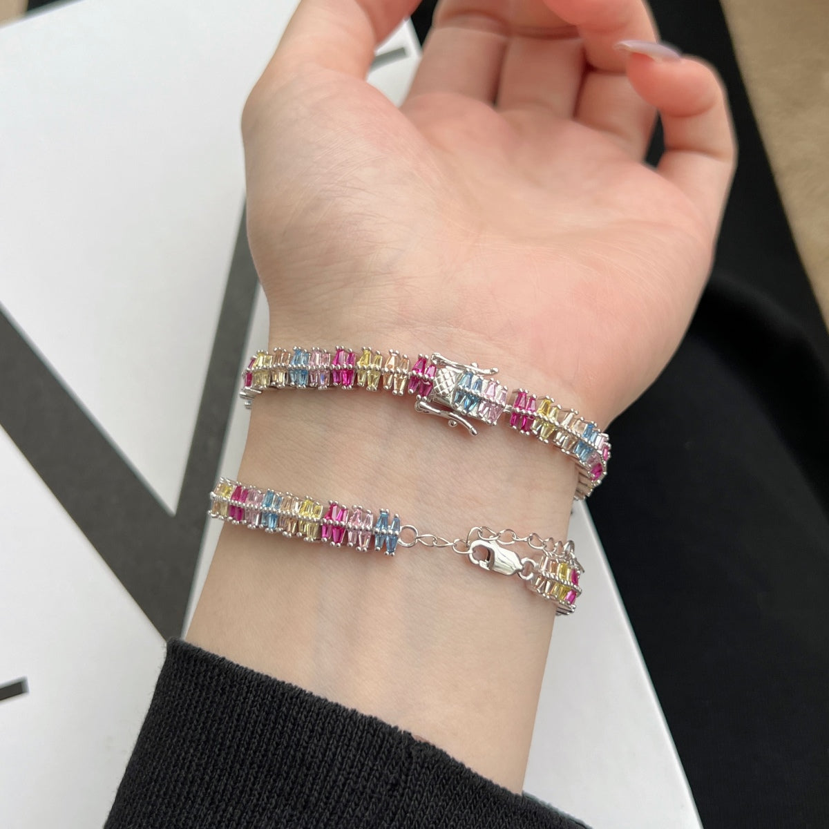 [Limara]Sparkling Exquisite Multi Cut Party Bracelet
