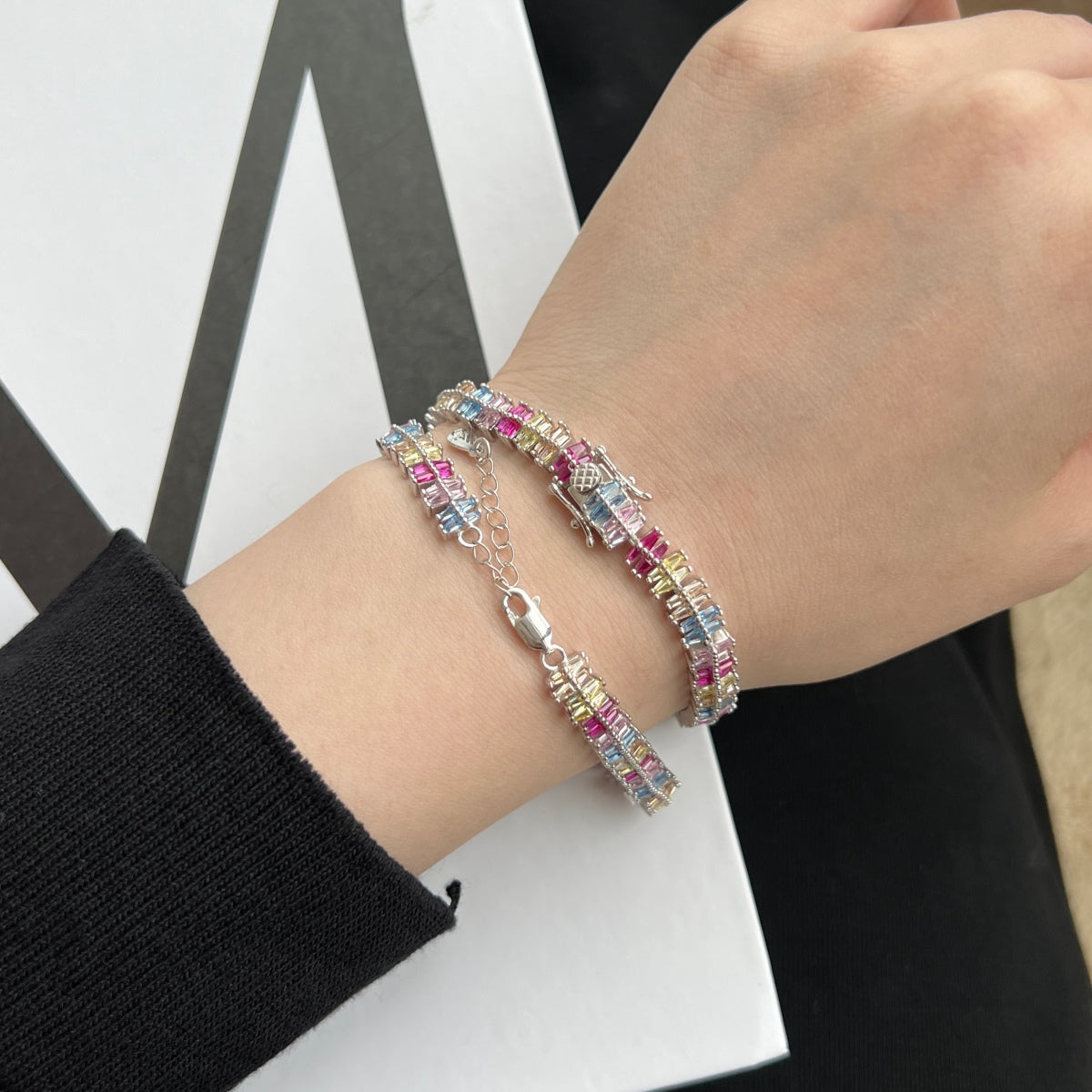 [Limara]Sparkling Exquisite Multi Cut Party Bracelet