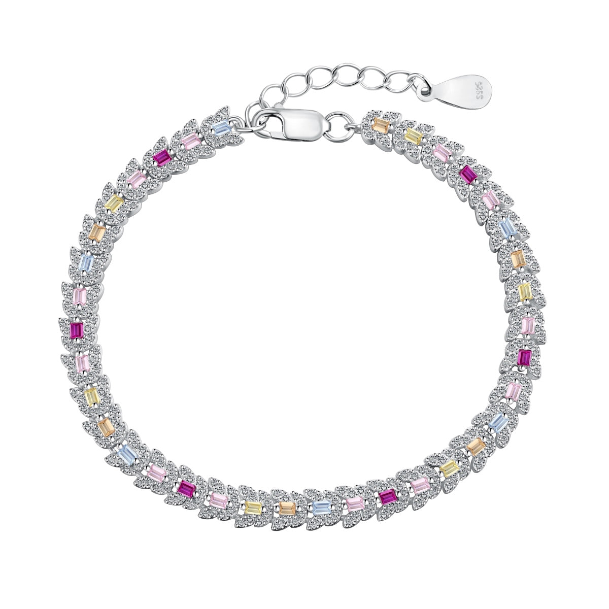 [Limara]Delicate Colorful Multi Cut Daily Bracelet