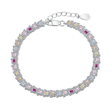 [Limara]Delicate Colorful Multi Cut Daily Bracelet