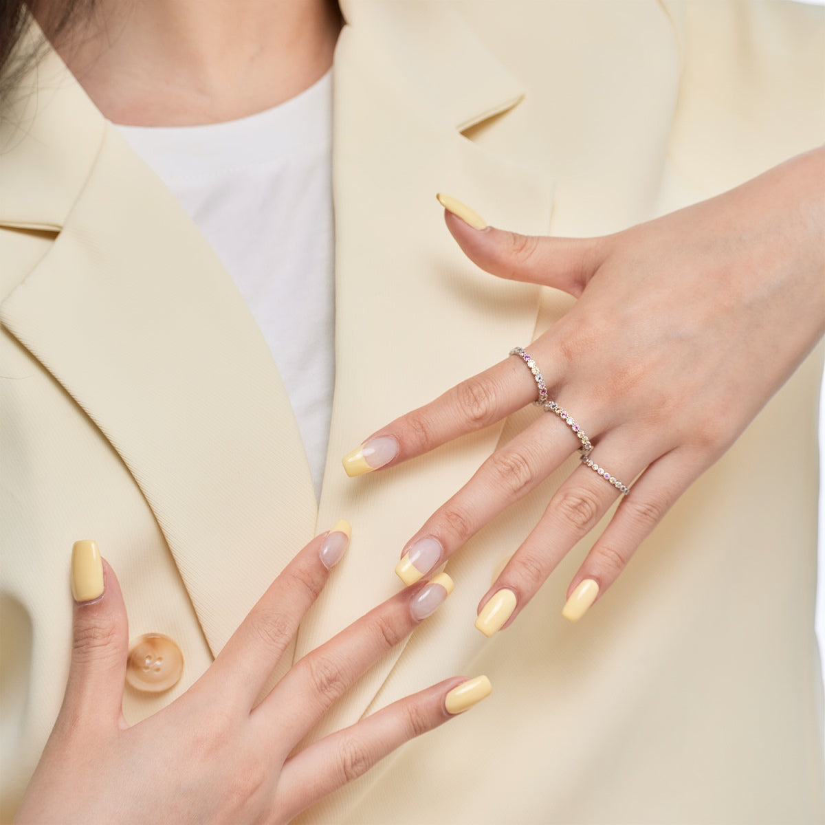 [Limara]Radiant Sparkling Round Cut Daily Ring