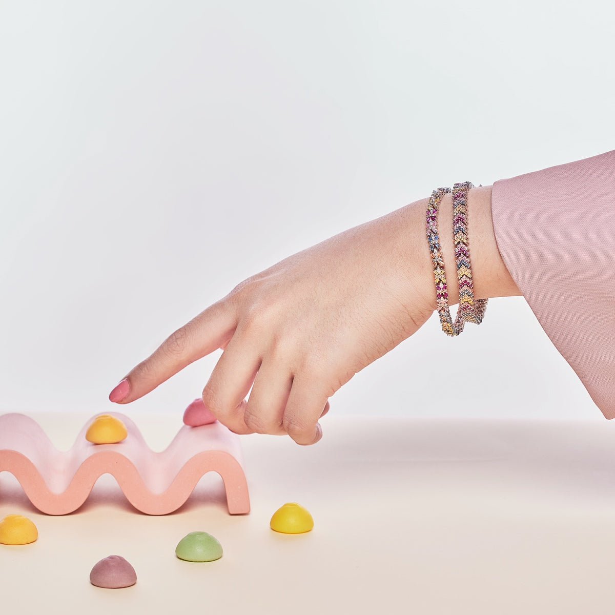 [Limara]Radiant Colorful Emerald Cut Party Bracelet