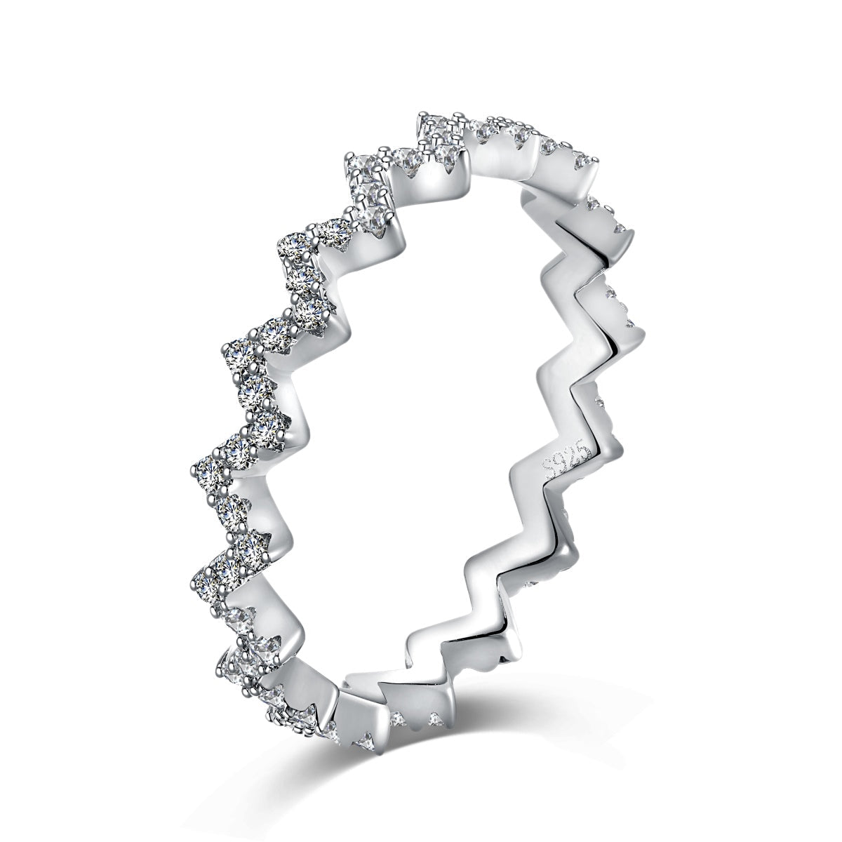 [Limara]Delicate Enchanting Wave Shape Daily Ring