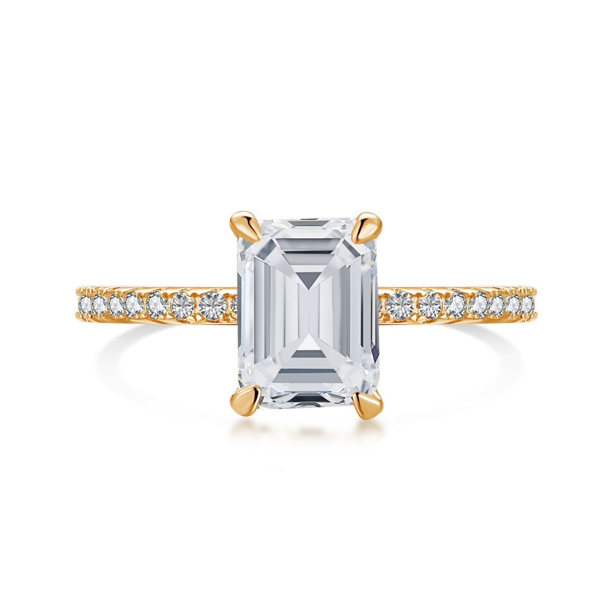 [Limara]2.0 Carat Scintillating Ornate Radiant Cut Party Ring
