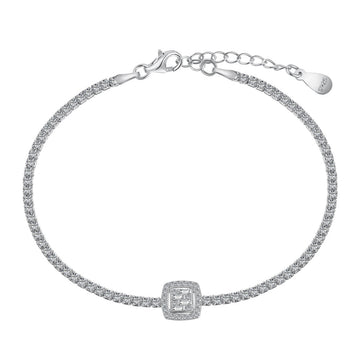 [Limara]Luxurious Dazzling Square Shape Banquet Bracelet