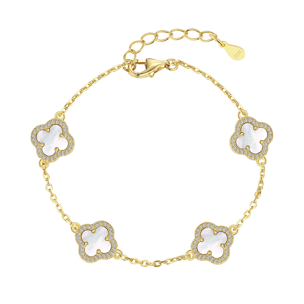 [Limara]Four-Leaf Clover Exquisite Bracelet