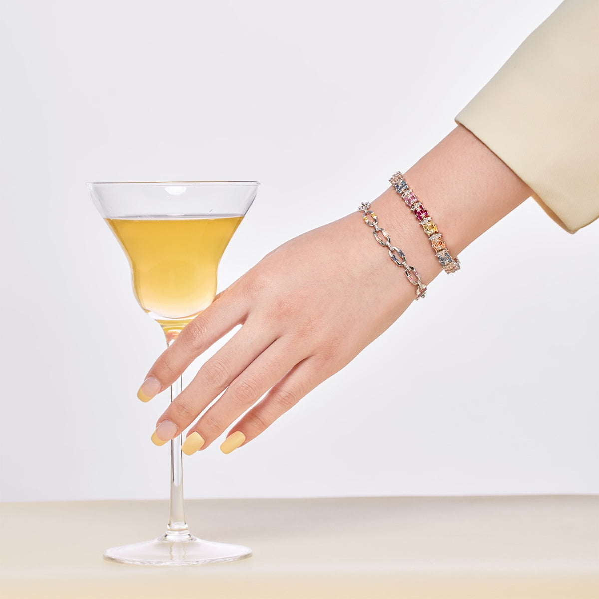 [Limara]Delicate Colorful Multi Cut Party Bracelet