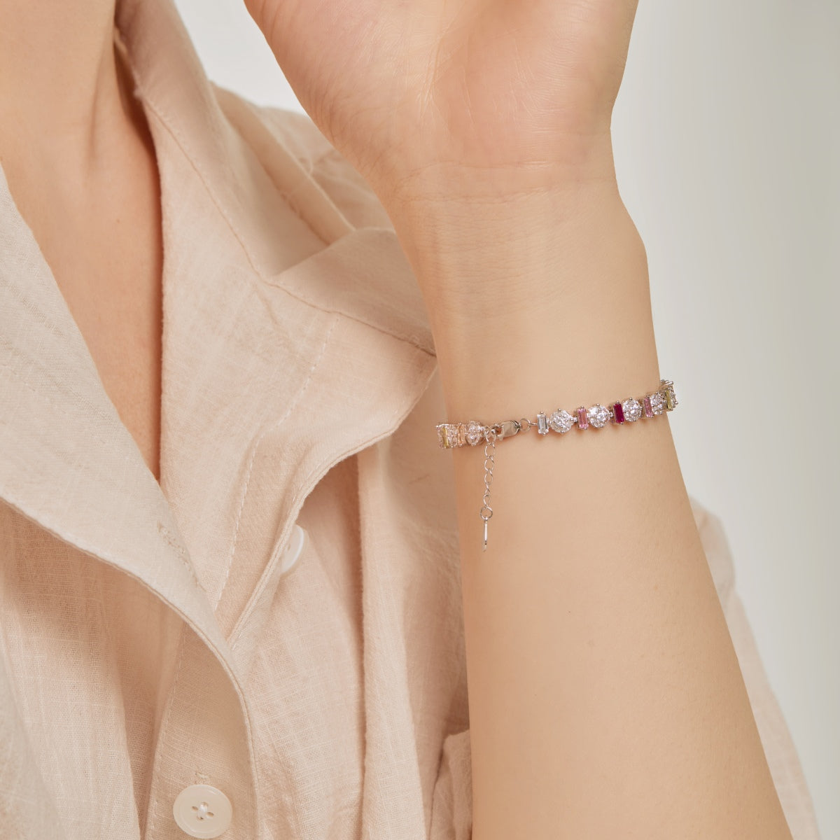 [Limara]Radiant Colorful Round Shape Daily Bracelet