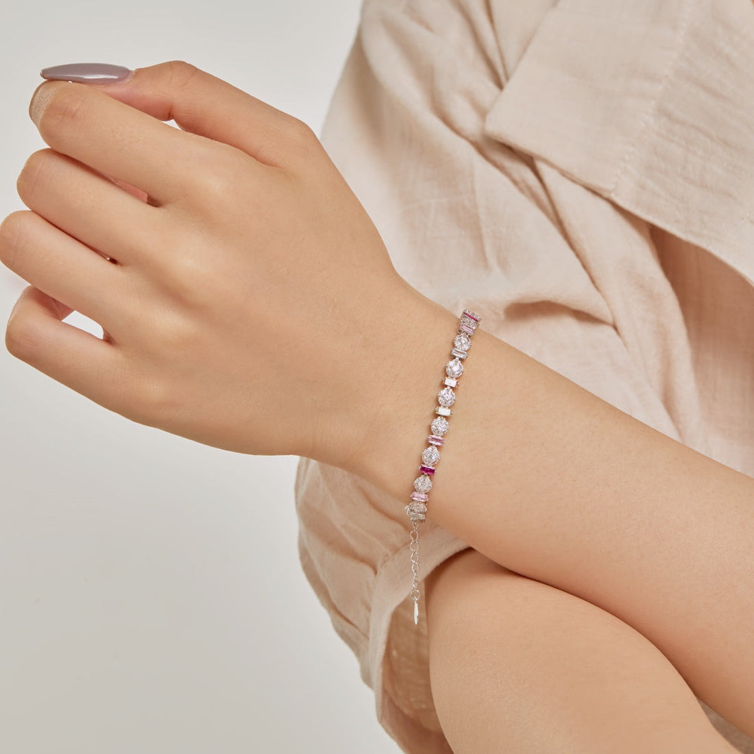 [Limara]Radiant Colorful Round Shape Daily Bracelet