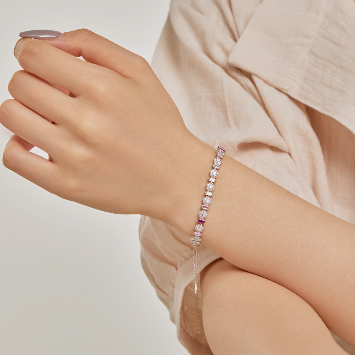 [Limara]Radiant Colorful Round Shape Daily Bracelet