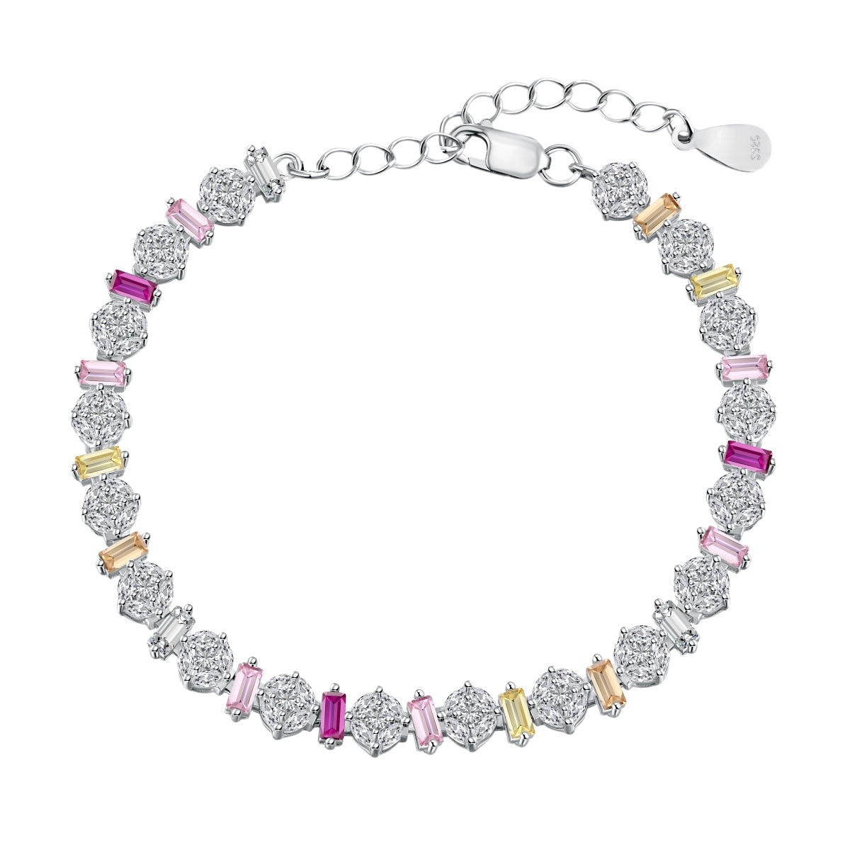 [Limara]Radiant Colorful Round Shape Daily Bracelet