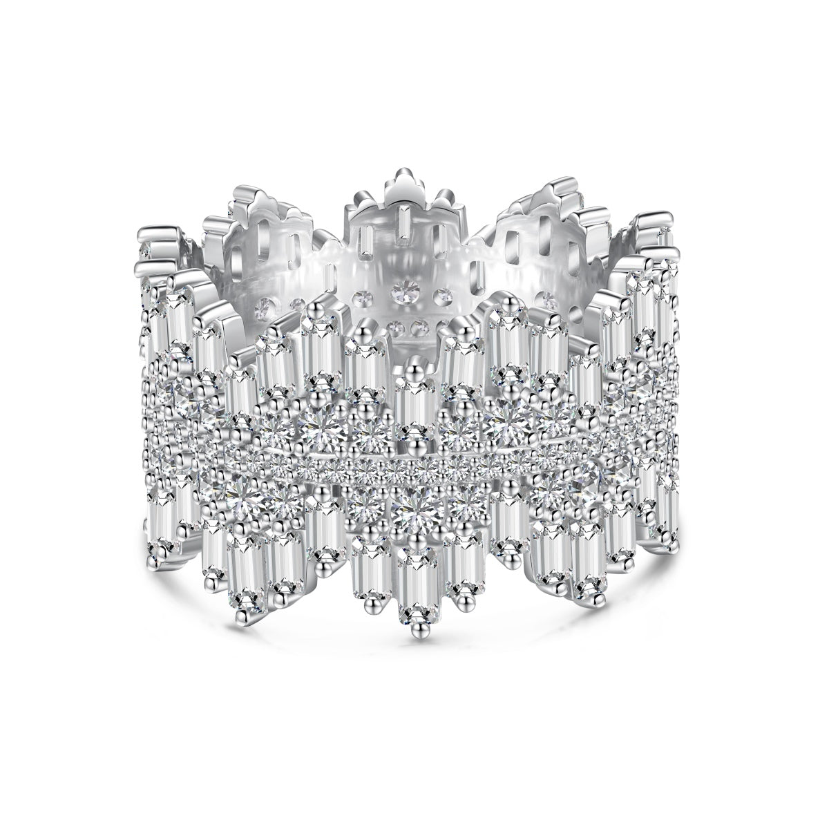 [Limara]Luxurious Colorful Radiant Cut Daily Ring
