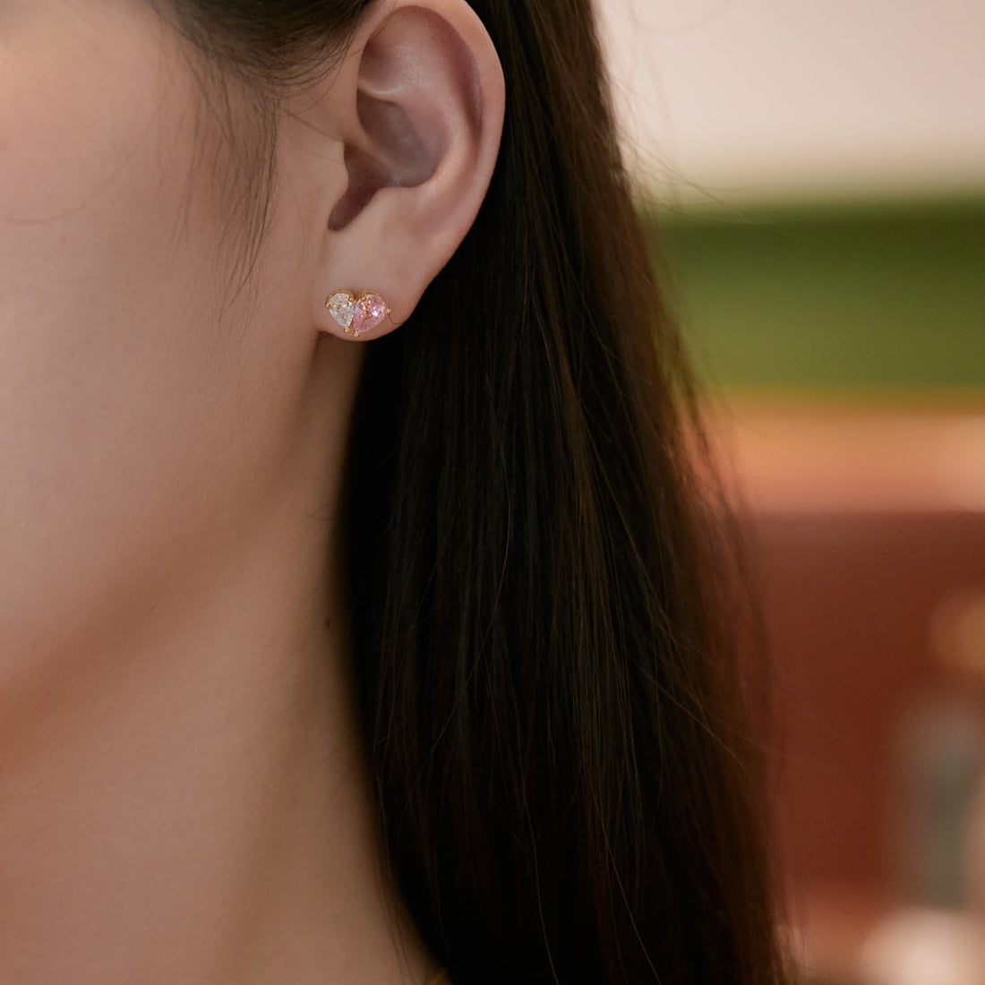 [Limara]Dazzling Elegant Heart Cut Lover Earrings