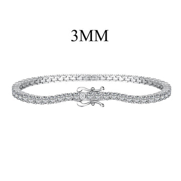 [Limara]Dainty Charming Round Cut Tennis Bracelet