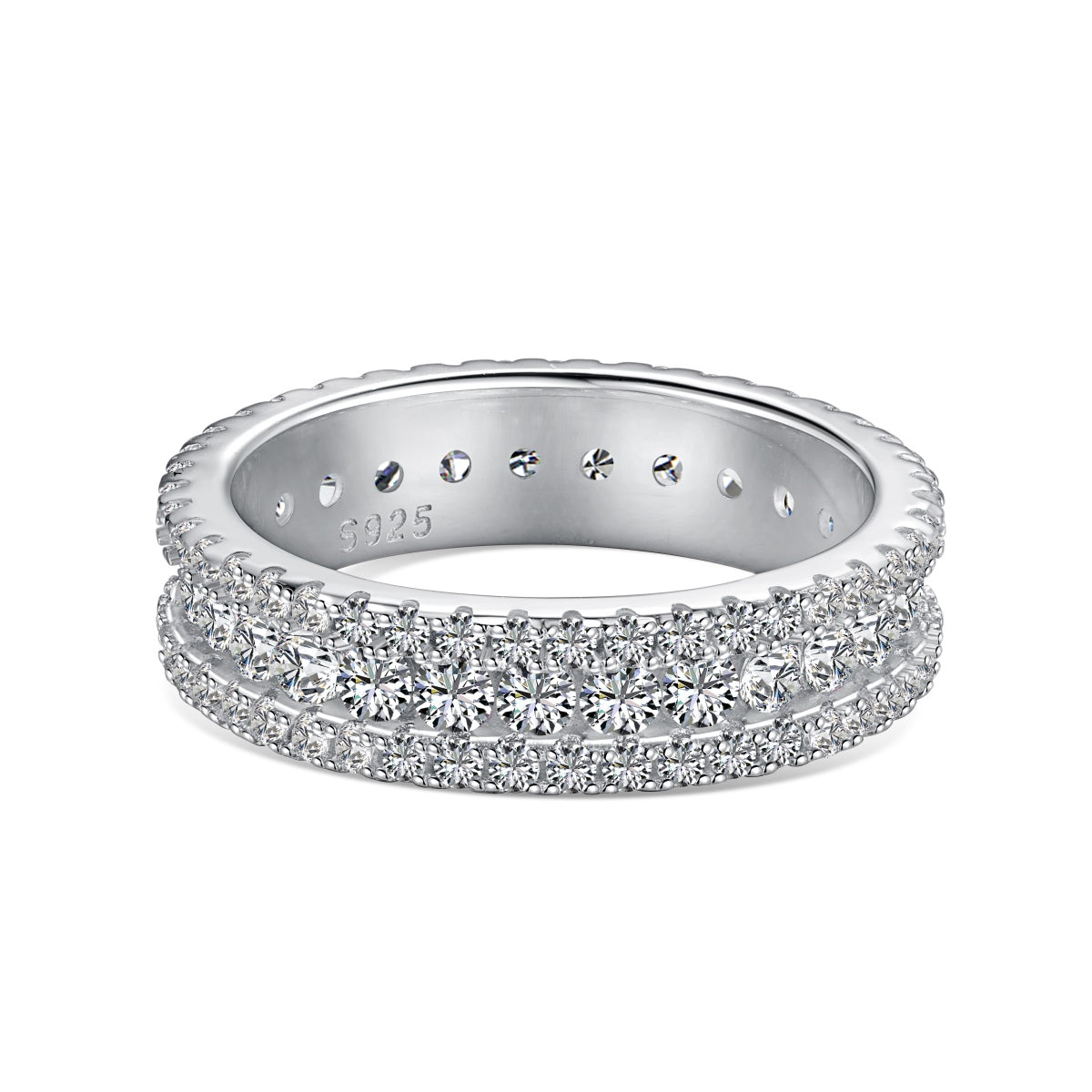 [Limara]Delicate Colorful Round Cut Daily Ring