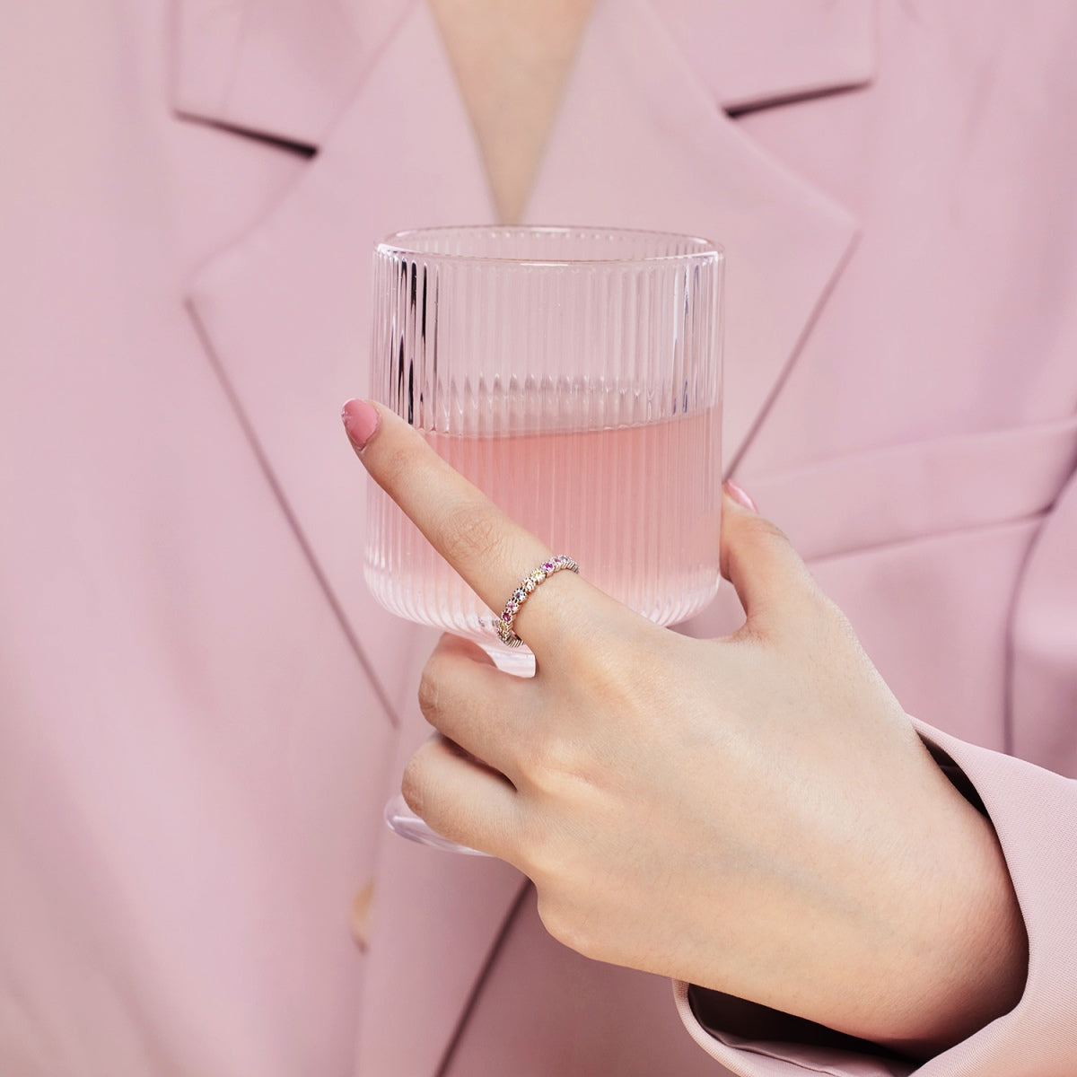 [Limara]Exquisite Colorful Round Cut Party Ring
