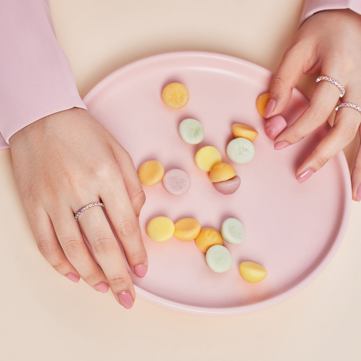 [Limara]Exquisite Colorful Round Cut Party Ring