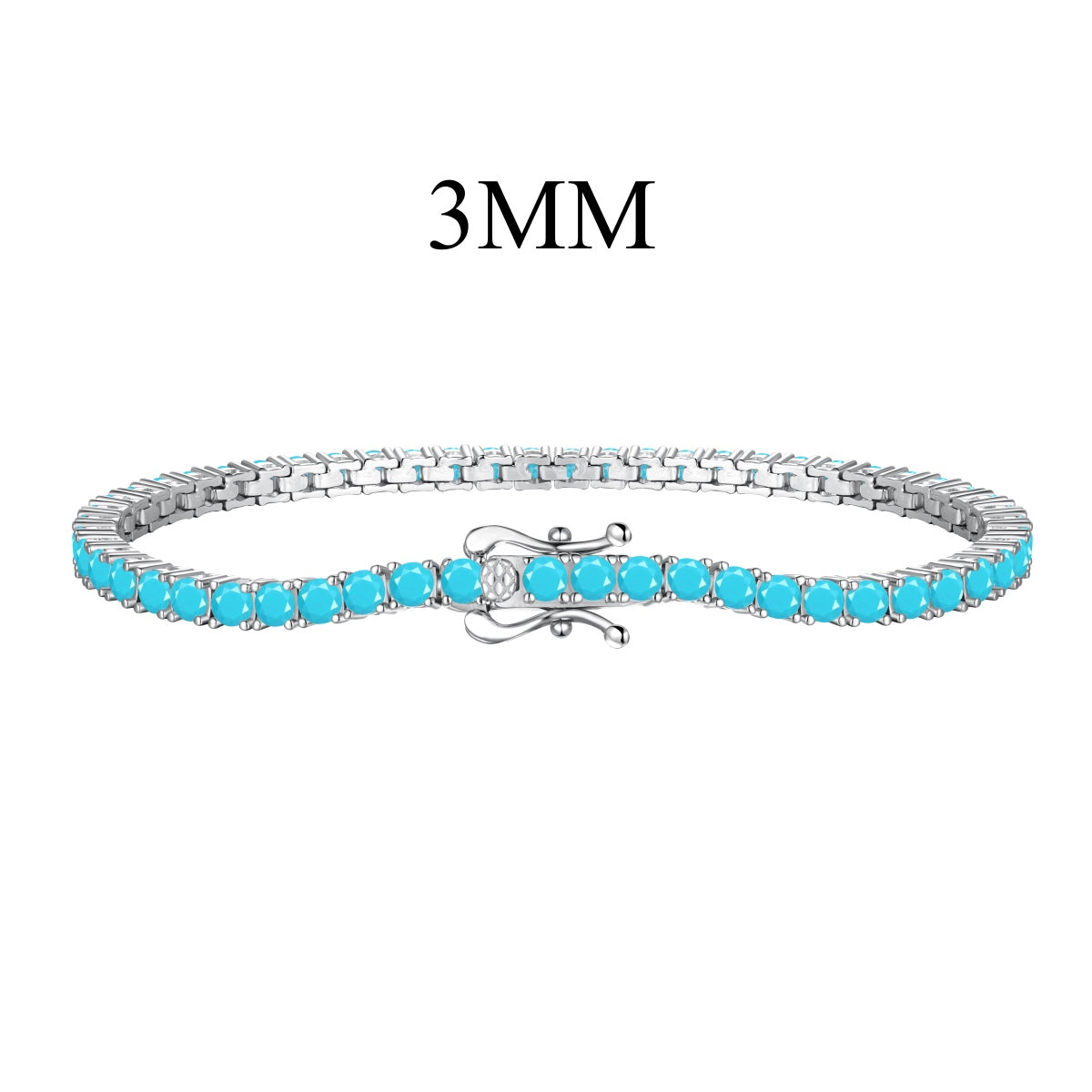 [Limara]Dainty Charming Round Cut Tennis Bracelet