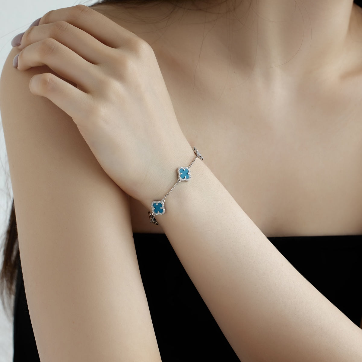 [Limara]Four-Leaf Clover Exquisite Bracelet