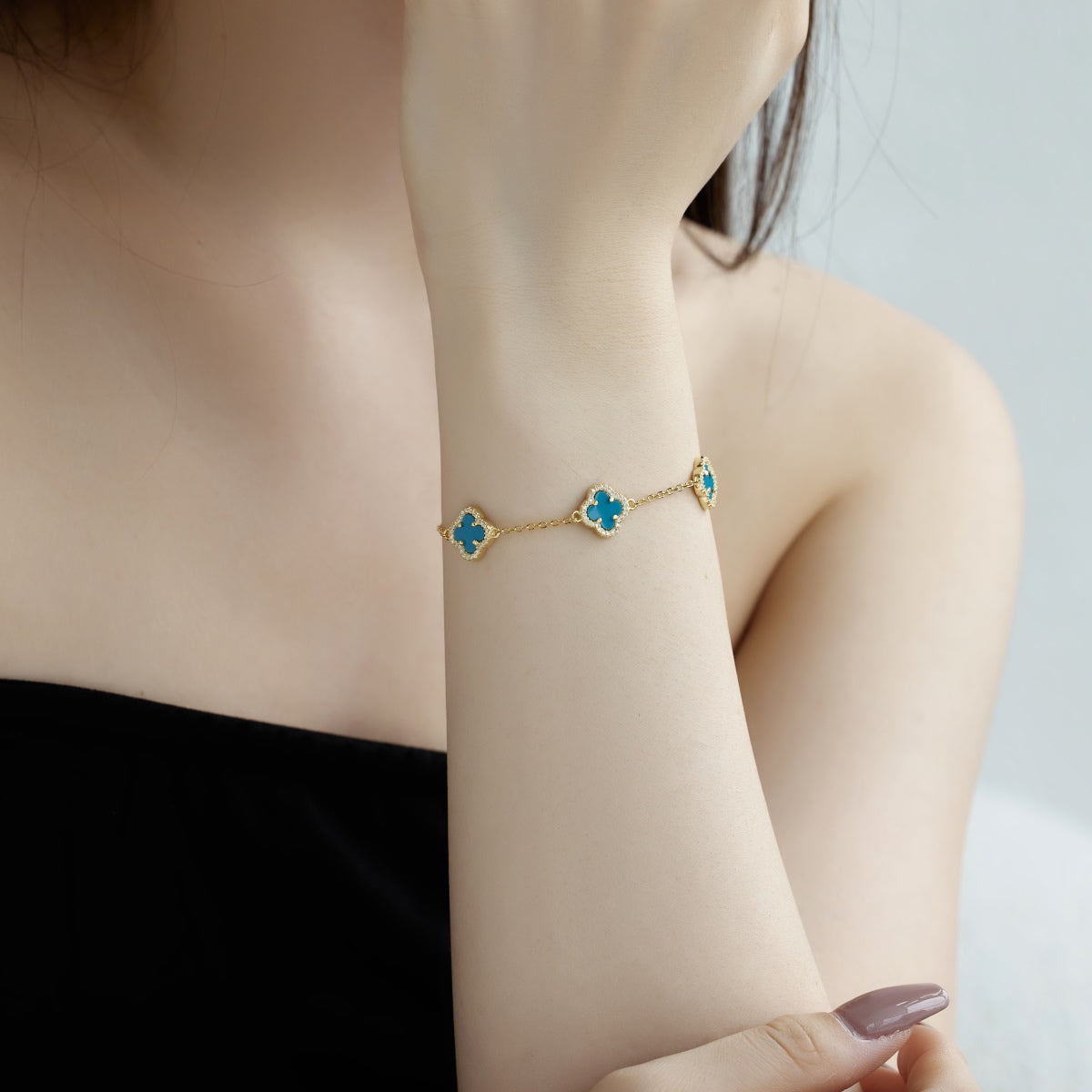 [Limara]Four-Leaf Clover Exquisite Bracelet