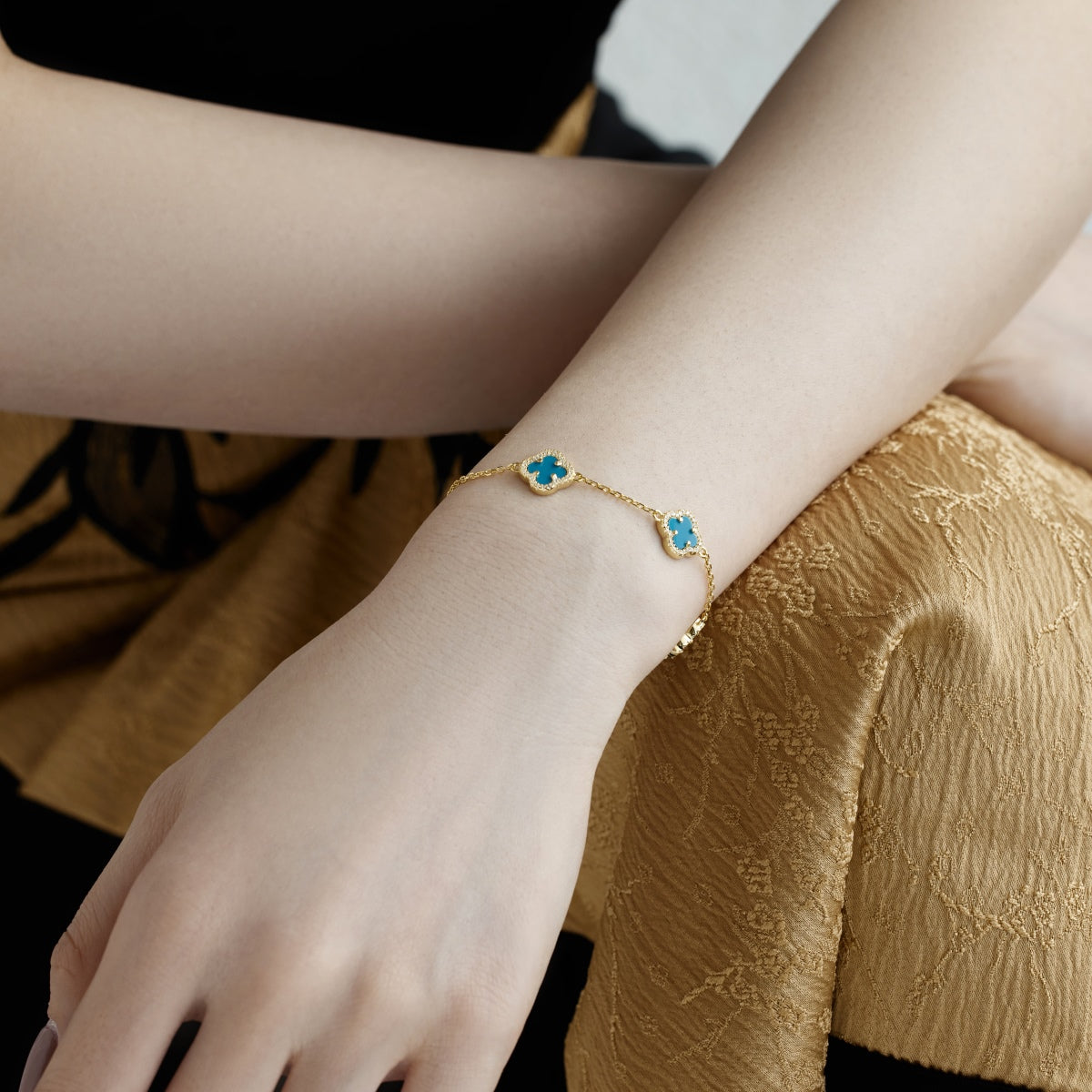 [Limara]Four-Leaf Clover Exquisite Bracelet