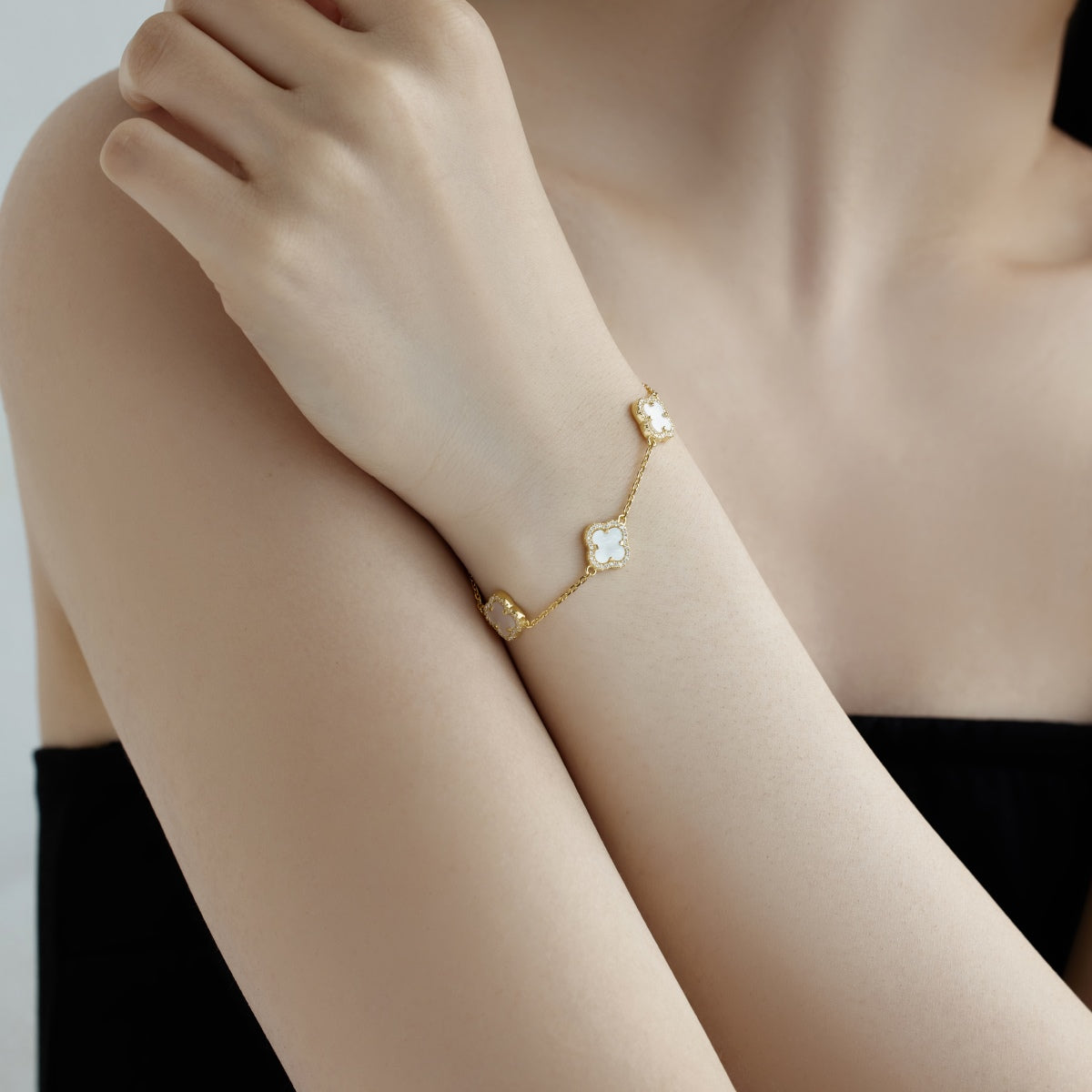 [Limara]Four-Leaf Clover Exquisite Bracelet