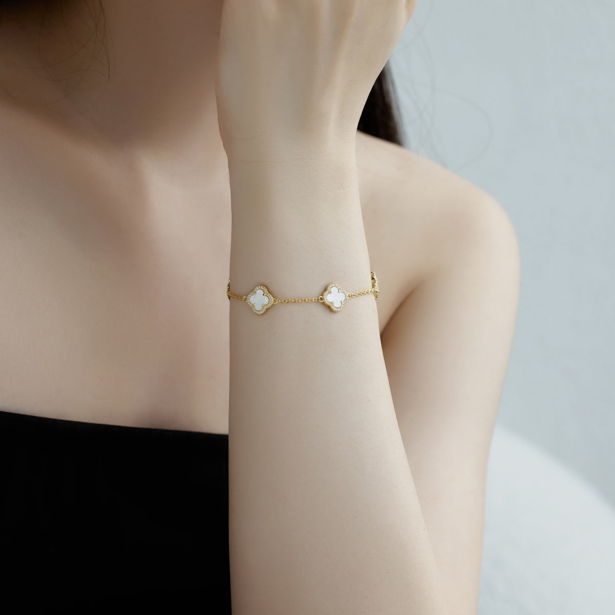 [Limara]Four-Leaf Clover Exquisite Bracelet