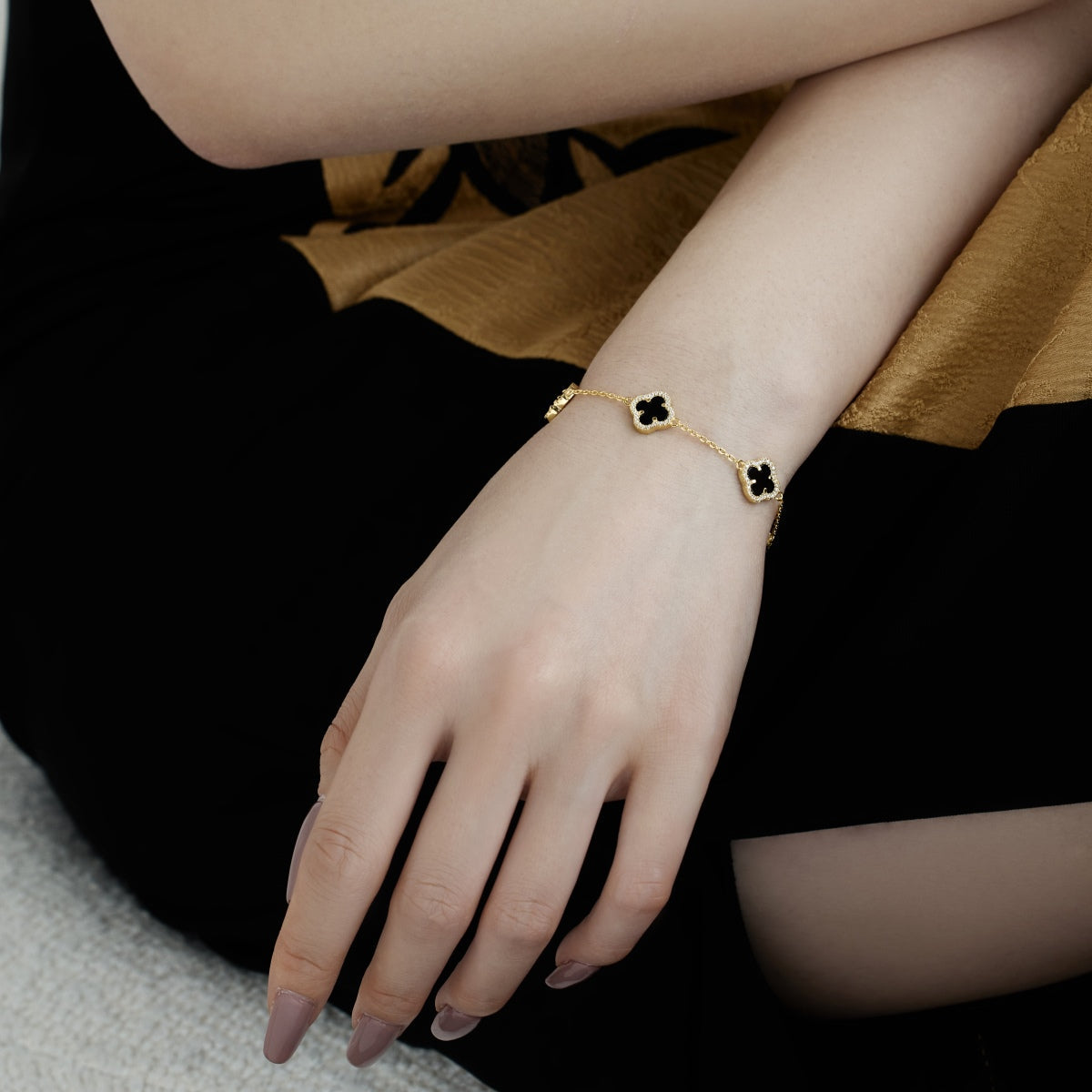 [Limara]Four-Leaf Clover Exquisite Bracelet