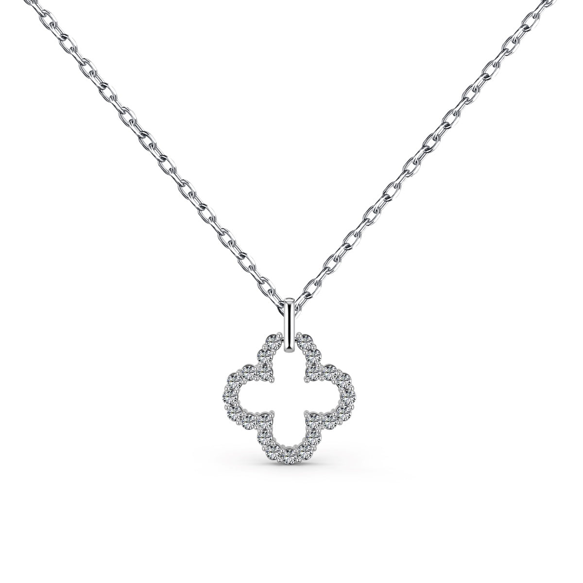 [Limara]Four-Leaf Clover Hollow Design Exquisite Necklace