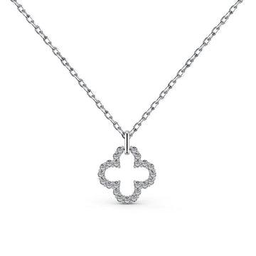 [Limara]Four-Leaf Clover Hollow Design Exquisite Necklace
