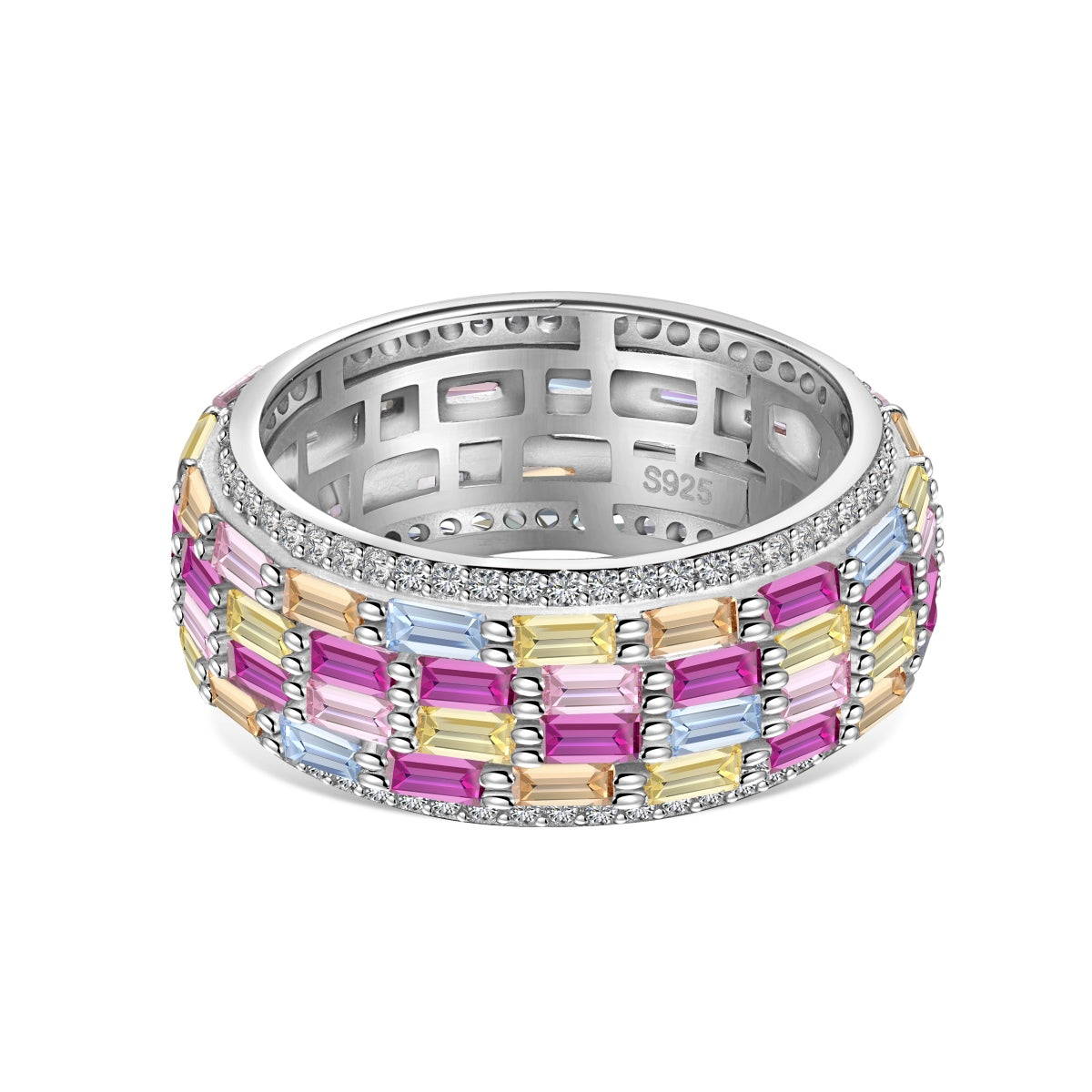 [Limara]Radiant Colorful Radiant Cut Daily Ring