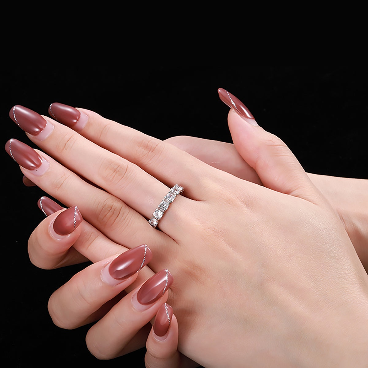 [Limara]Eternity Round Cut Tennis Ring