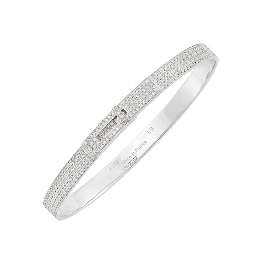 [Limara]HM KELLY BRACELET IN SILVER AND FULL PAVE DIAMOND
