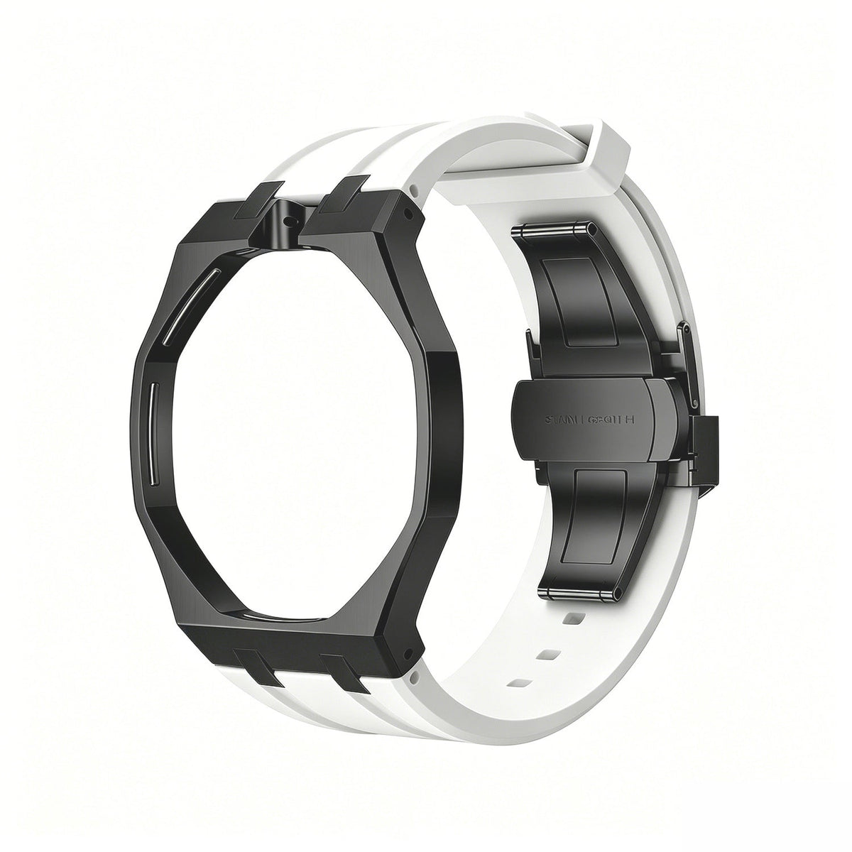 [Limara]OAK POP BLACK STEEL CASE & SILICONE STRAP