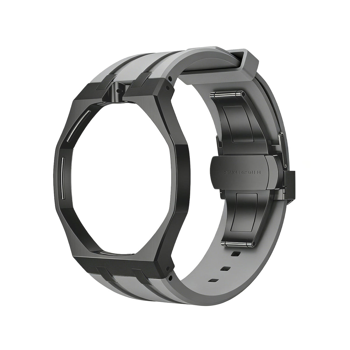 [Limara]OAK POP BLACK STEEL CASE & SILICONE STRAP
